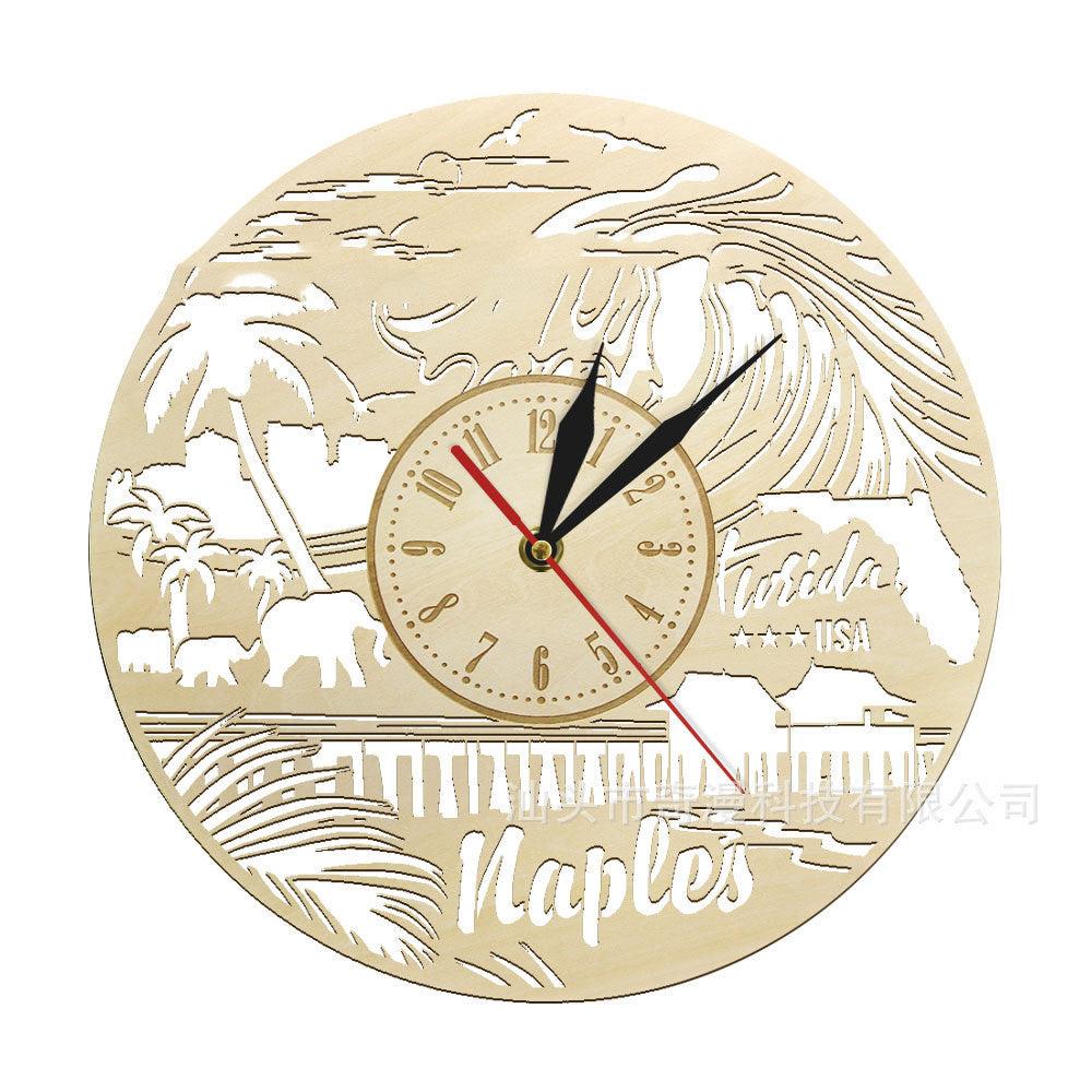 Wooden Wall Clock Modern Wall Clock - Pacisia