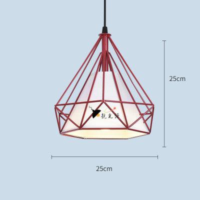 Wrought iron color diamond chandelier - Pacisia
