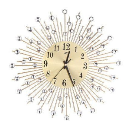 Wrought Iron Personality Clock Wall Clock - Pacisia