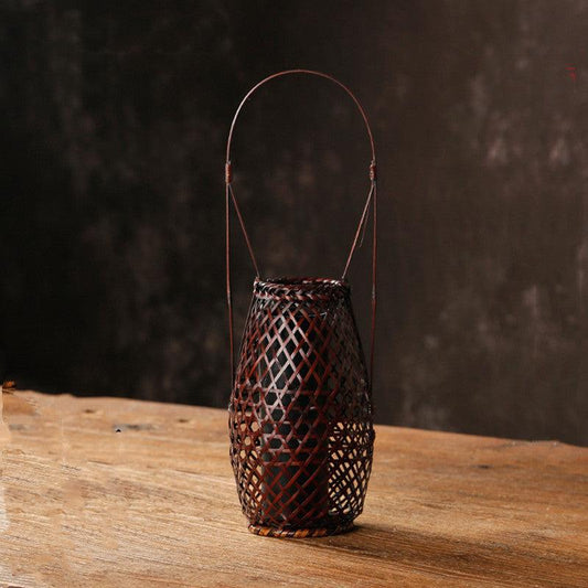 Zen Handmade Bamboo Vase Retro Japanese New Chinese Flower - Pacisia