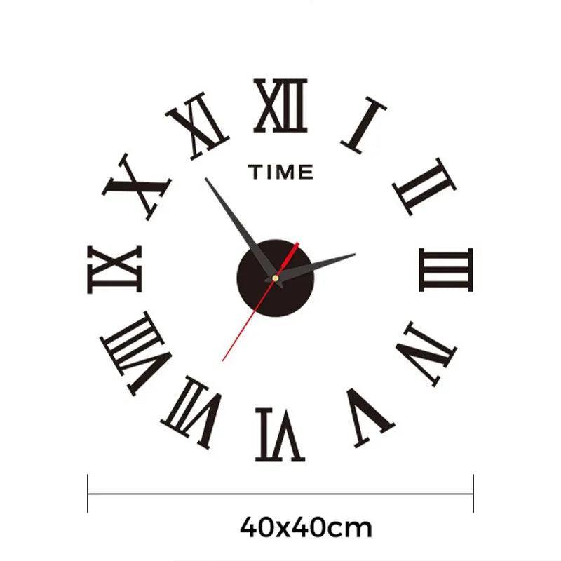 3D Acrylic Roman Numerals Timepiece - Pacisia