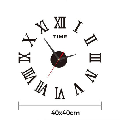 3D Acrylic Roman Numerals Timepiece - Pacisia