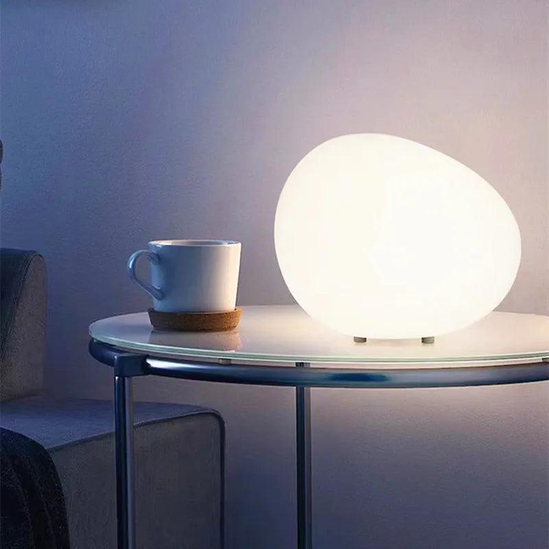 Cobblestone Night Light Modern Minimalist Atmosphere Table Top Decorative Lamp Romantic Desk Bedside Table Lamp Free Shipping - Pacisia