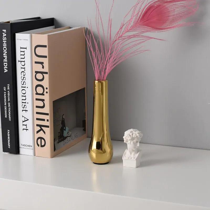Luxury Plated Gold Vase - Pacisia