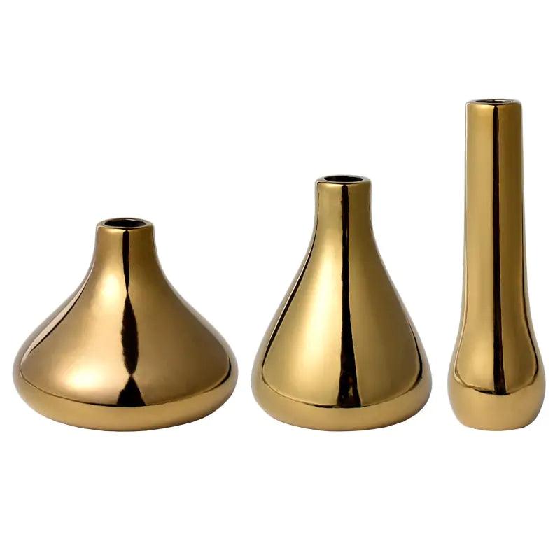 Luxury Plated Gold Vase - Pacisia