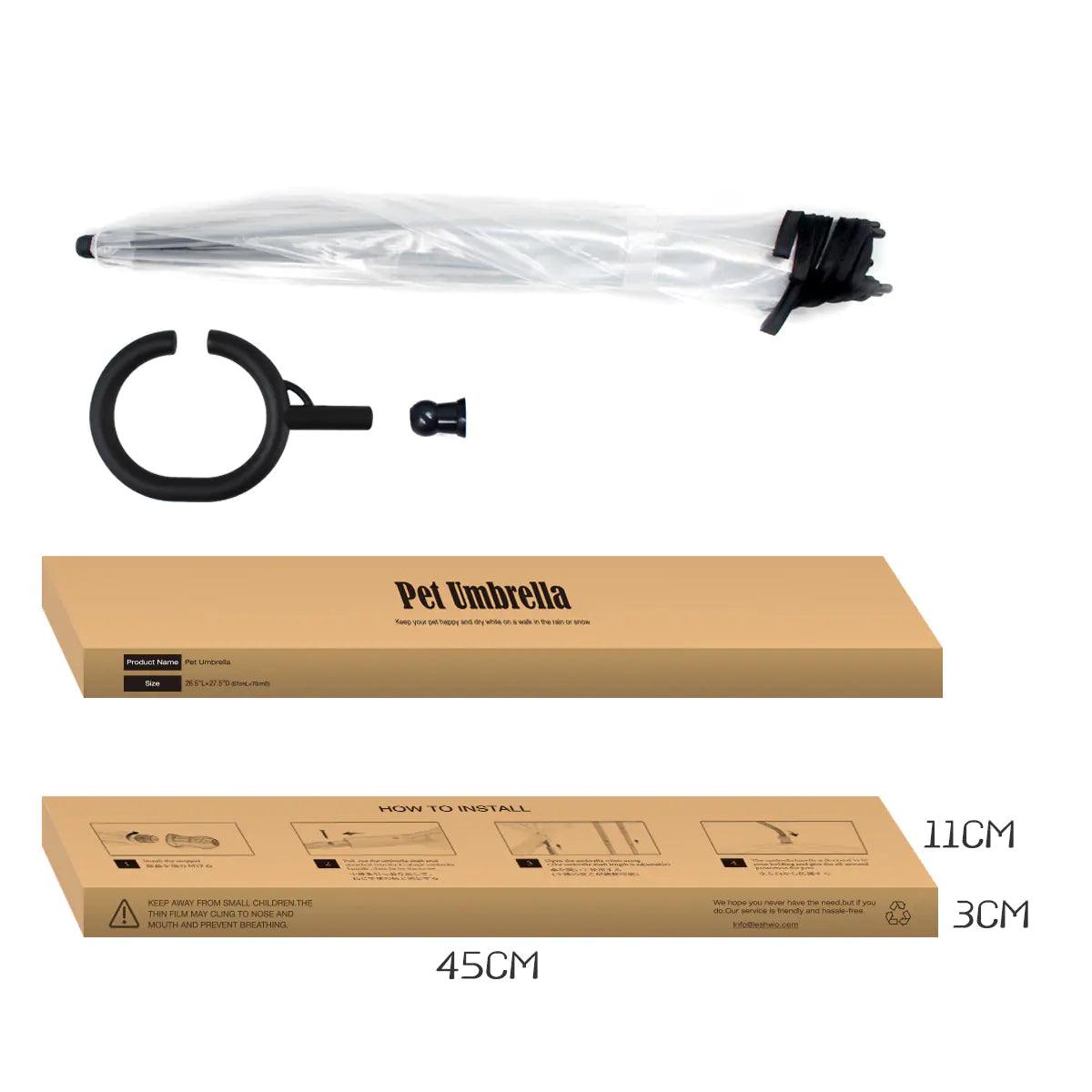 Transparent Pet Umbrella - Pacisia
